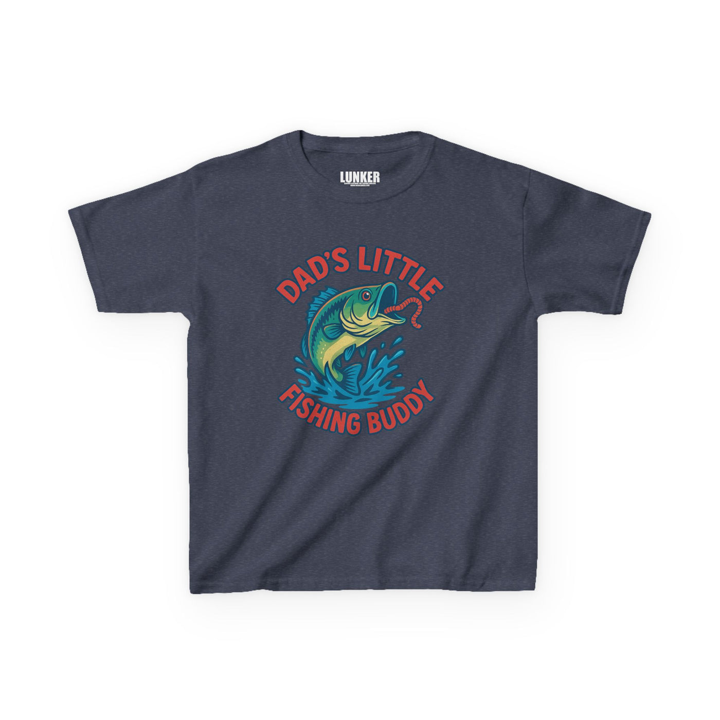 Dad's Little Fishing Buddy Kids Tee