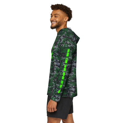 Lunker SPF-50 Hooded Performance Fishing Shirt - Green Camo
