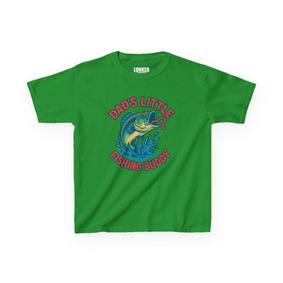 Dad's Little Fishing Buddy Kids Tee
