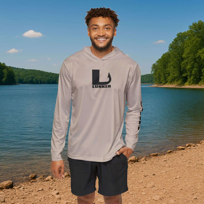 Lunker SPF-50 Hooded Performance Fishing Shirt - Sandstone