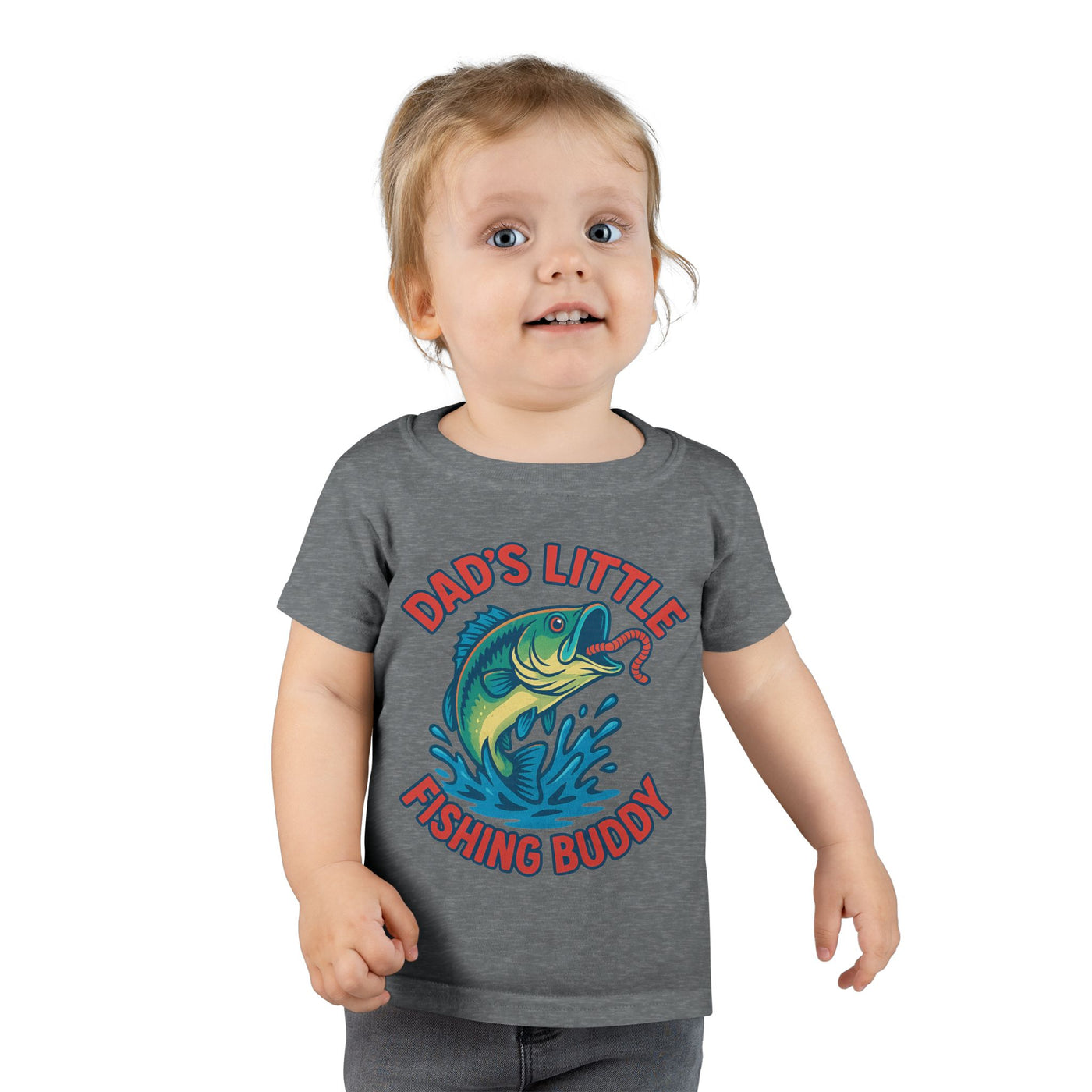 Dad's Little Fishing Buddy Toddler T-Shirt