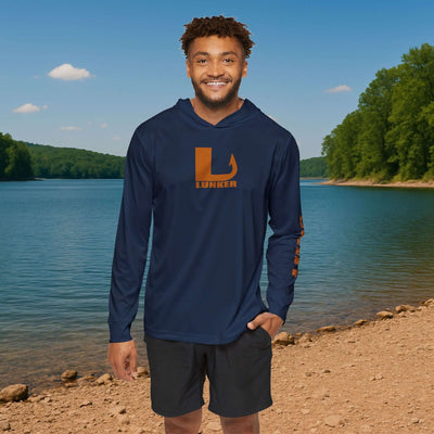 Lunker SPF-50 Hooded Performance Fishing Shirt - April in the D