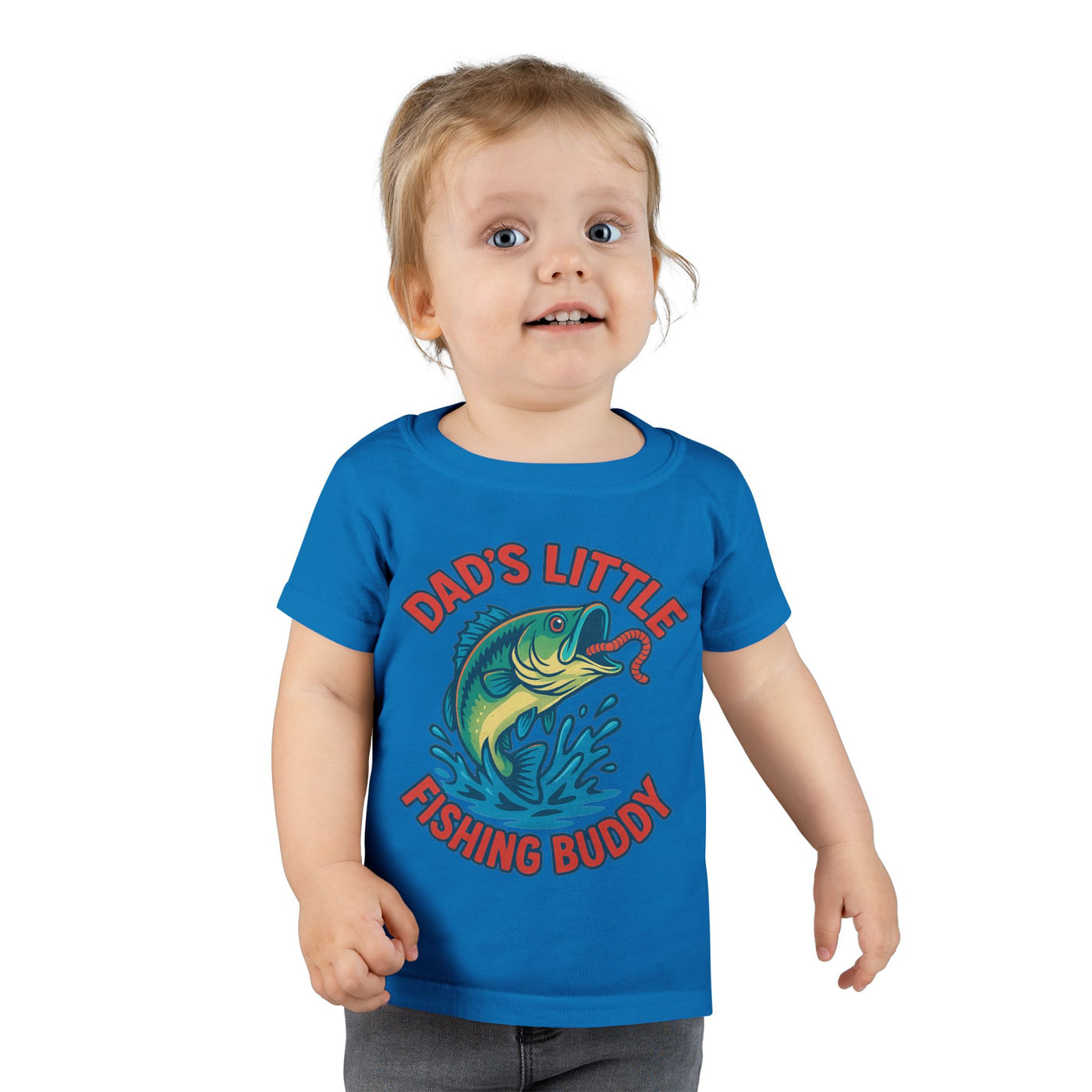 Dad's Little Fishing Buddy Toddler T-Shirt