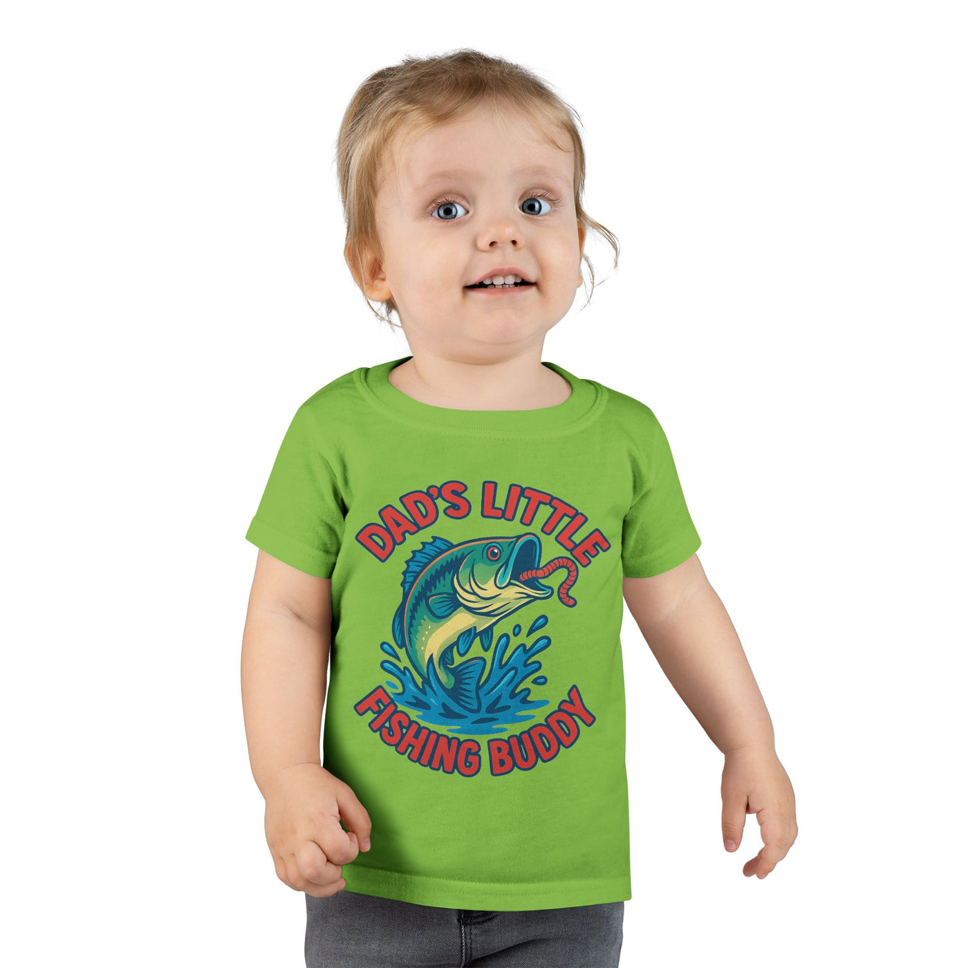 Dad's Little Fishing Buddy Toddler T-Shirt