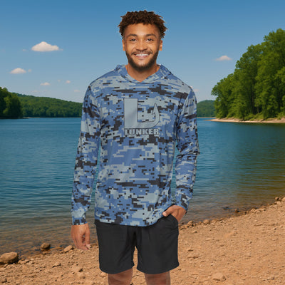 Lunker SPF-50 Hooded Performance Fishing Shirt - Lunker Camo