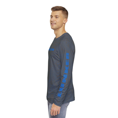Lunker Grey/Blue SPF-50 Long Sleeve Sunshirt