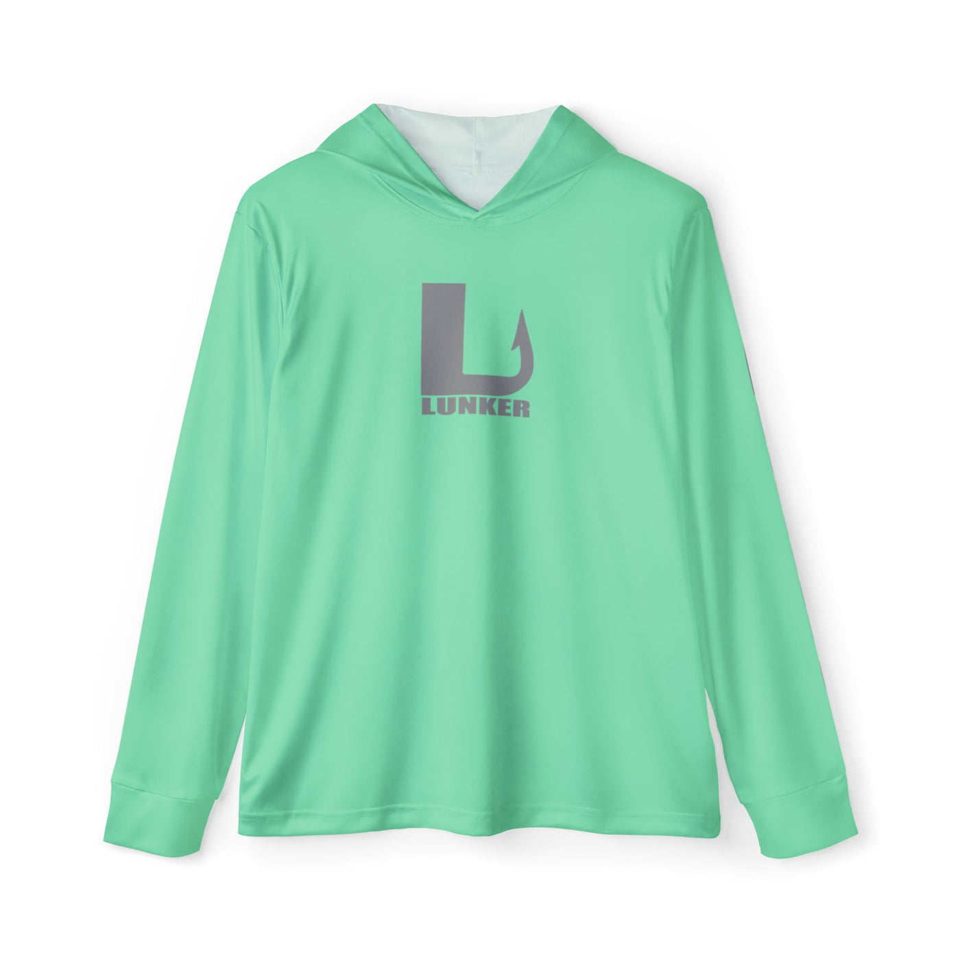 Lunker SPF-50 Hooded Performance Fishing Shirt - Seafoam