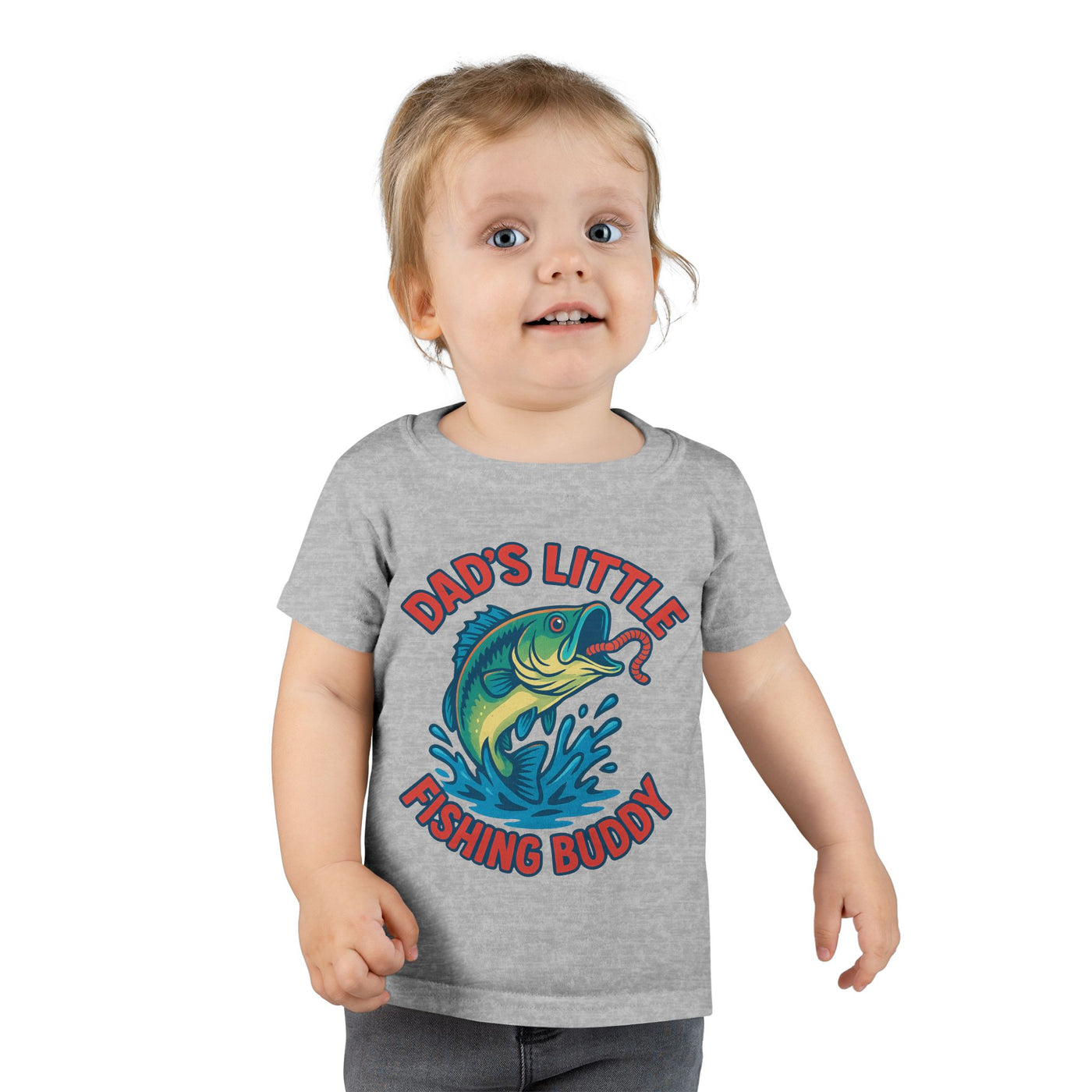 Dad's Little Fishing Buddy Toddler T-Shirt