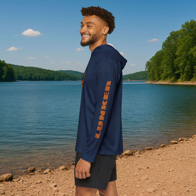 Lunker SPF-50 Hooded Performance Fishing Shirt - April in the D