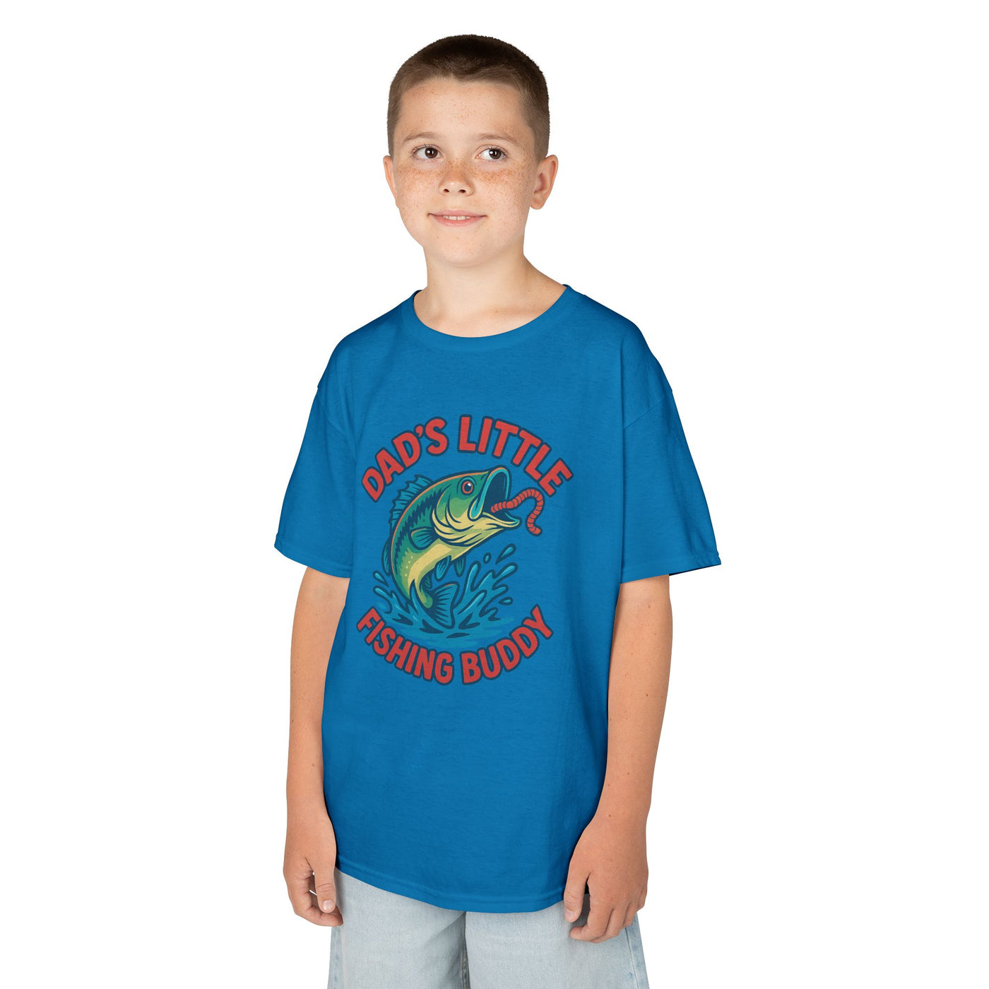 Dad's Little Fishing Buddy Kids Tee