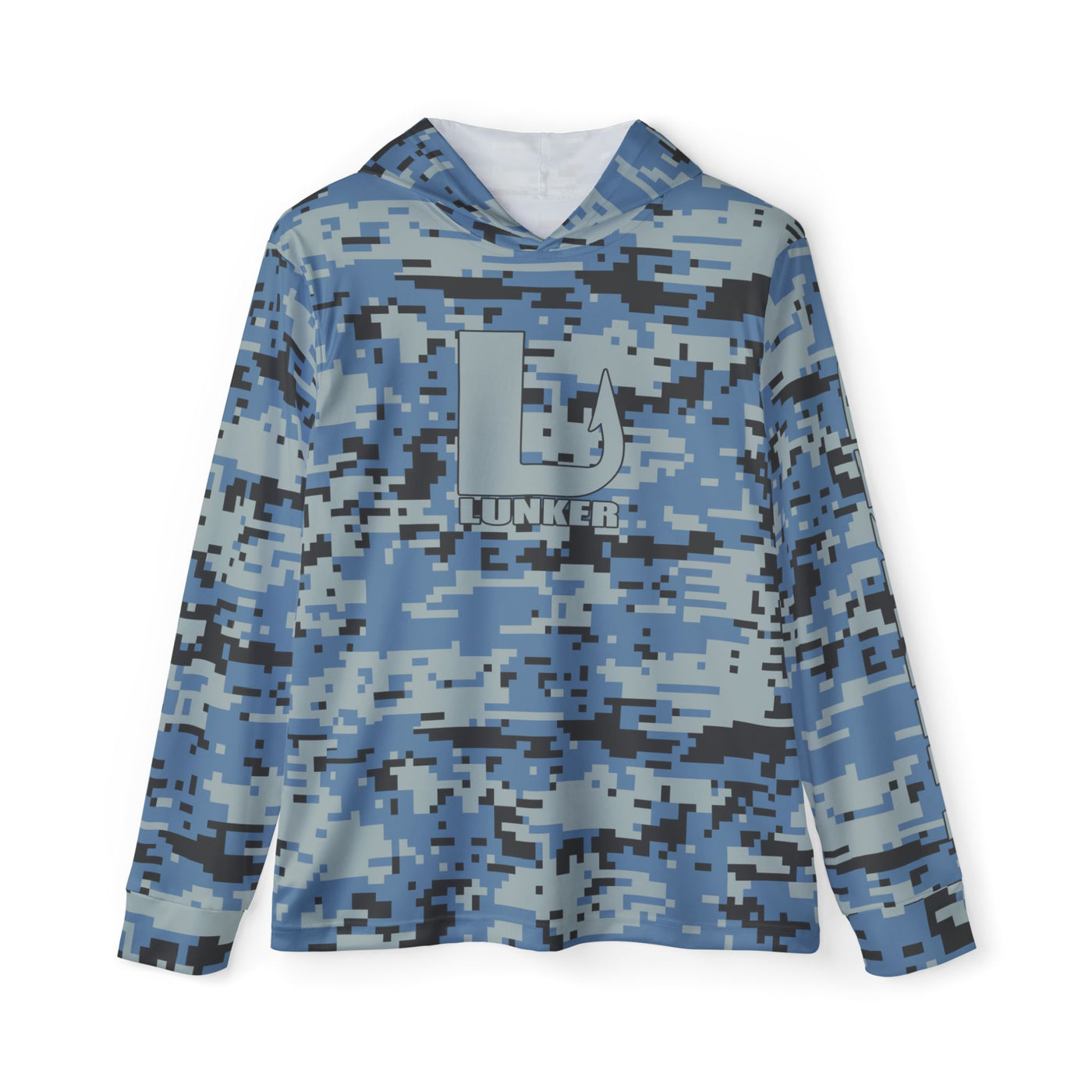 Lunker SPF-50 Hooded Performance Fishing Shirt - Lunker Camo